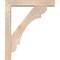 Ekena Millwork Olympic Block Smooth Bracket w/ Offset Brace, Douglas Fir, 5 1/2"W x 30"D x 36"H BKT0604X30X36OLY05SDF - alternate 3
